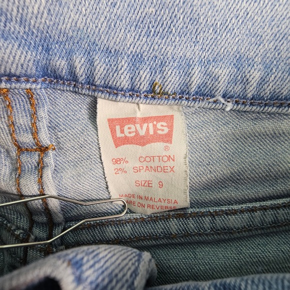 Vtg 90s Levi's Orange Tab 57912 High Rise Slim Taper Mom Jeans Light Wash Size 9 - Picture 4 of 12